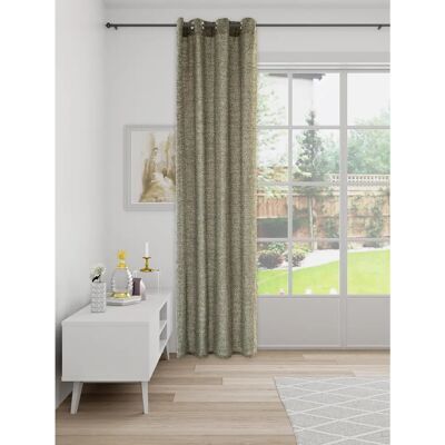 HOMING Katta Zasłona - Pognieciona czarno-biała - 140x245cm HOMING Katta Zasłona - Pognieciona czarno-biała - 140x245cm