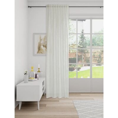 HOMING Folla Weiße Gardine mit Schlaufen - Raumdekoration HOMING Folla Weiße Gardine mit Schlaufen - Raumdekoration