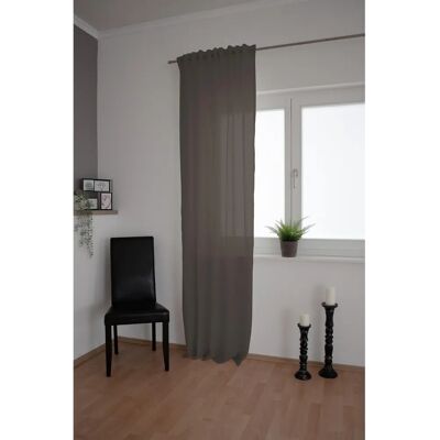 HOMING Lian Grauer Vorhang - Verdeckte Schlaufen - 140cm Breite HOMING Lian Grauer Vorhang - Verdeckte Schlaufen - 140cm Breite