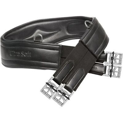 Kieffer - Ultrasoft Leather Girth - Black - 130cm - Girth Kieffer - Ultrasoft Leather Girth - Black - 130cm - Girth