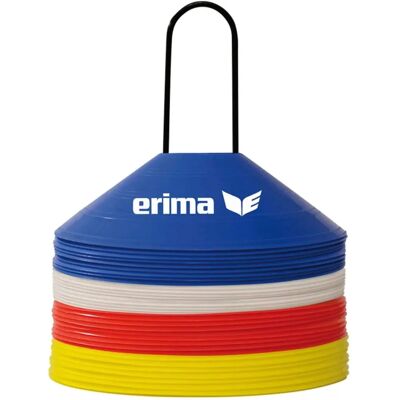 Erima Set aus Markierungshütchen - Mehrfarben - 40 Stück - Sportzubehör Erima Set aus Markierungshütchen - Mehrfarben - 40 Stück - Sportzubehör