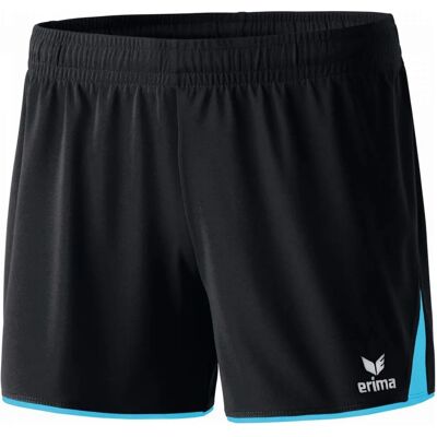 Erima Erwachsene Short CLASSIC 5-CUBES - Damen - Schwarz/Curacao - 34 Erima Erwachsene Short CLASSIC 5-CUBES - Damen - Schwarz/Curacao - 34