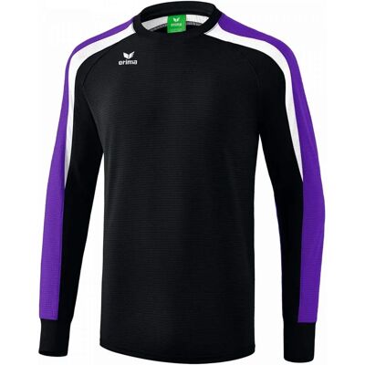 ERIMA Liga 2.0 Sweatshirt - Unisex - Zwart/Violet/Wit - 140 ERIMA Liga 2.0 Sweatshirt - Unisex - Zwart/Violet/Wit - 140