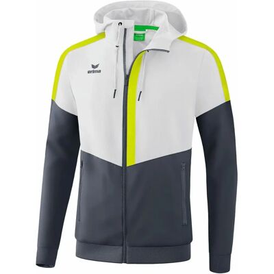 ERIMA Herren Squad Tracktop Jacke mit Kapuze - L - Sportliche Tracktop-Jacke ERIMA Herren Squad Tracktop Jacke mit Kapuze - L - Sportliche Tracktop-Jacke