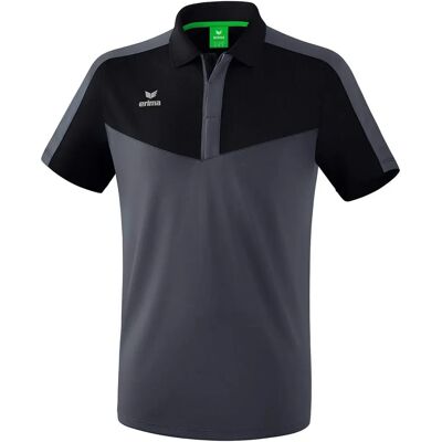 ERIMA SQUAD Polo - Zwart/Slate Grey - S ERIMA SQUAD Polo - Zwart/Slate Grey - S
