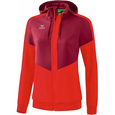Veste de Présentation Femme ERIMA Bordeaux et Rouge - Sport Veste de Présentation Femme ERIMA Bordeaux et Rouge - Sport