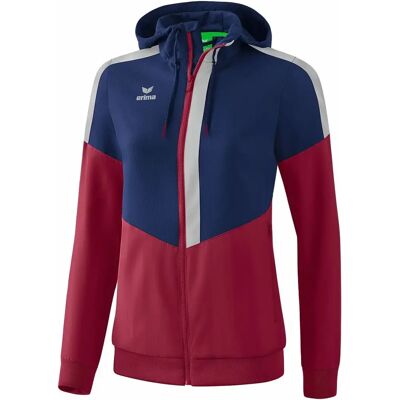 ERIMA Navy/Bordeaux/Silver Grey Squad Presentatiejacke ERIMA Navy/Bordeaux/Silver Grey Squad Presentatiejacke