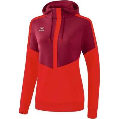 Erima Squad 2020 Dames Hoodie - Bordeaux/Rot - Geheel jaar Erima Squad 2020 Dames Hoodie - Bordeaux/Rot - Geheel jaar