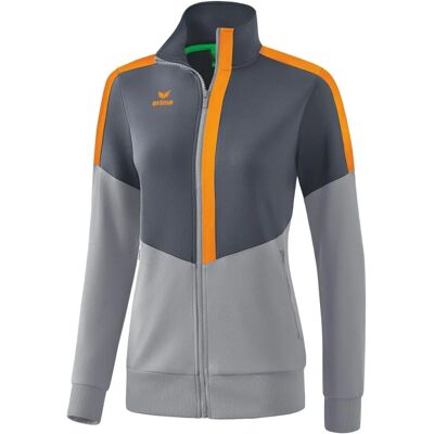 ERIMA Fußball - Teamsport Textil - Jacken Squad Trainingsjacke Damen - female - slate grey/monument grey/new orange - Jacke ERIMA Fußball - Teamsport Textil - Jacken Squad Trainingsjacke Damen - female - slate grey/monument grey/new orange - Jacke