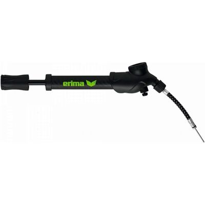 Erima Luftpumpe mit Luftdruckmesser - Unisex - Schwarz/Grün Gecko - ONE SIZE Erima Luftpumpe mit Luftdruckmesser - Unisex - Schwarz/Grün Gecko - ONE SIZE