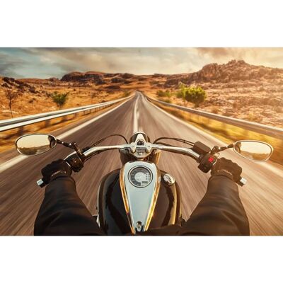 PAPIERMOON Motorrad Wandbild - Bunt, 3x2,23m - Tapete PAPIERMOON Motorrad Wandbild - Bunt, 3x2,23m - Tapete