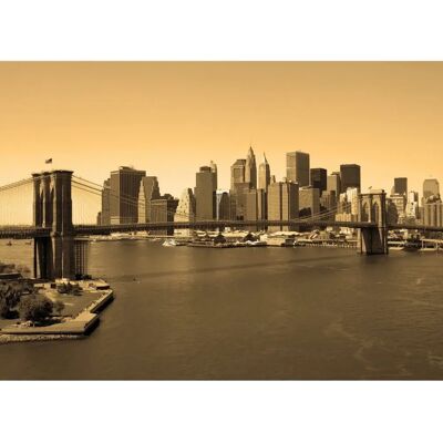 PAPERMOON Brooklyn Bridge Sepia Wandbild - Tapete PAPERMOON Brooklyn Bridge Sepia Wandbild - Tapete