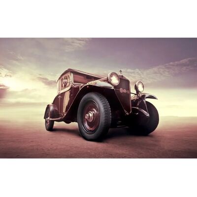 PAPERMOON Fototapete Poser Oldtimer - 3,5x2,6m Mehrfarbig Vlies PAPERMOON Fototapete Poser Oldtimer - 3,5x2,6m Mehrfarbig Vlies