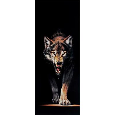 PAPERMOON Wolf Türtapete - Bunt, 0,9x2m, Vlies, Tapeten PAPERMOON Wolf Türtapete - Bunt, 0,9x2m, Vlies, Tapeten
