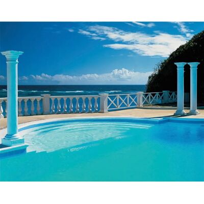 PAPERMOON Pool View Bunt Tapete - Tapeten PAPERMOON Pool View Bunt Tapete - Tapeten
