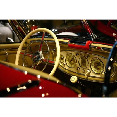 PAPERMOON Benz Innenraum Wandbild - Klassisches Benz Interieur Tapete PAPERMOON Benz Innenraum Wandbild - Klassisches Benz Interieur Tapete