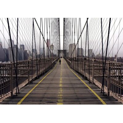 PAPERMOON Brooklyn Bridge Tapete - Vlies, 4x2,6m, 8 Bahnen PAPERMOON Brooklyn Bridge Tapete - Vlies, 4x2,6m, 8 Bahnen