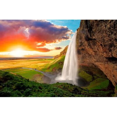 PAPERMOON Wasserfall Island Tapete - Vlies, 4x2,6m, 8 Bahnen PAPERMOON Wasserfall Island Tapete - Vlies, 4x2,6m, 8 Bahnen