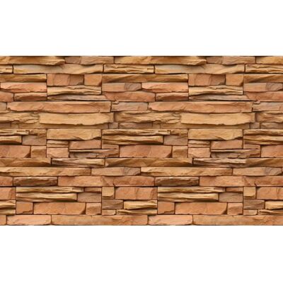PAPERMOON Stonewall Tapete - Bunt, 4m x 2,6m PAPERMOON Stonewall Tapete - Bunt, 4m x 2,6m