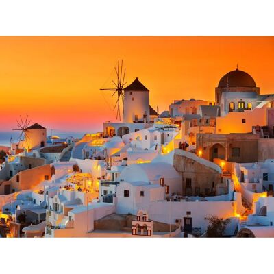 PAPERMOON Santorini Sunset Tapete - Wandtapete, 4x2,6m PAPERMOON Santorini Sunset Tapete - Wandtapete, 4x2,6m