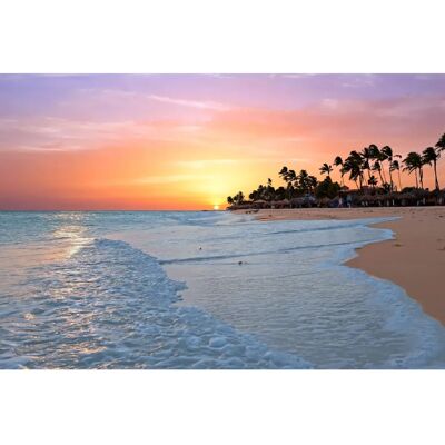 PAPERMOON Aruba Beach Sunset Tapete - Vlies, 4x2,6m, 8 Bahnen PAPERMOON Aruba Beach Sunset Tapete - Vlies, 4x2,6m, 8 Bahnen