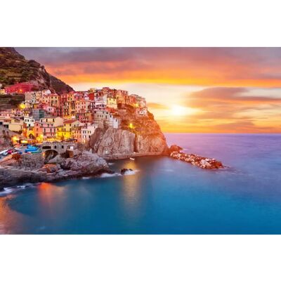 PAPERMOON Manarola Cinque Terre Coast Tapete - Tapeten PAPERMOON Manarola Cinque Terre Coast Tapete - Tapeten
