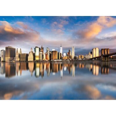 PAPERMOON Manhattan Sunrise Tapete - Vlies 5m x 2,8m, 10 Bahnen PAPERMOON Manhattan Sunrise Tapete - Vlies 5m x 2,8m, 10 Bahnen