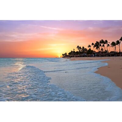 PAPERMOON Aruba Beach Sunset Fototapete - 10 Bahnen, 5m x 2,8m PAPERMOON Aruba Beach Sunset Fototapete - 10 Bahnen, 5m x 2,8m