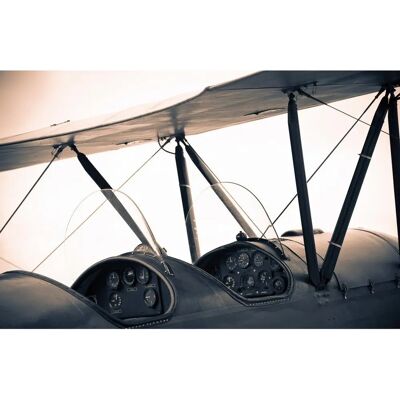 PAPERMOON Vintage Flugzeug Fototapete - Wandbild PAPERMOON Vintage Flugzeug Fototapete - Wandbild