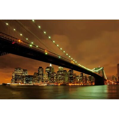 PAPERMOON Brooklyn Bridge Night Tapete - Tapeten PAPERMOON Brooklyn Bridge Night Tapete - Tapeten