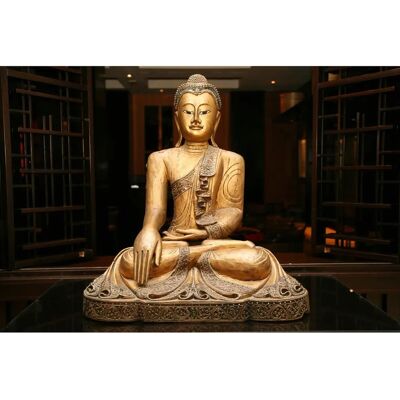 PAPERMOON Goldener Buddha Wandbild - Wandbild PAPERMOON Goldener Buddha Wandbild - Wandbild