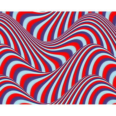 PAPERMOON Op Art Fließende Streifen Tapete - Tapete PAPERMOON Op Art Fließende Streifen Tapete - Tapete