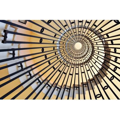 PAPERMOON Wendeltreppe Wandbild - Fototapete PAPERMOON Wendeltreppe Wandbild - Fototapete