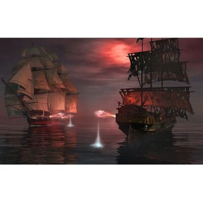 PAPERMOON Piraten Seeschlacht Tapete - Tapete PAPERMOON Piraten Seeschlacht Tapete - Tapete