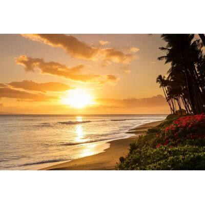 PAPERMOON Kaanapali Beach Hawaii bunt - Fototapete PAPERMOON Kaanapali Beach Hawaii bunt - Fototapete