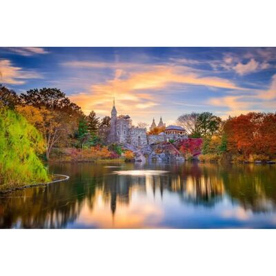 PAPERMOON Central Park Castle Tapete - 10 Bahnen PAPERMOON Central Park Castle Tapete - 10 Bahnen