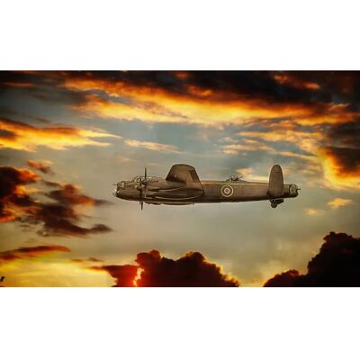 PAPERMOON Lancaster Bomber Tapete - Bunt, 5m x 2,8m, 10 Bahnen PAPERMOON Lancaster Bomber Tapete - Bunt, 5m x 2,8m, 10 Bahnen