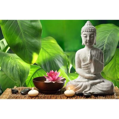 PAPERMOON Buddha Meditation Tapete - Mystische Landschaft, 7 Bahnen PAPERMOON Buddha Meditation Tapete - Mystische Landschaft, 7 Bahnen