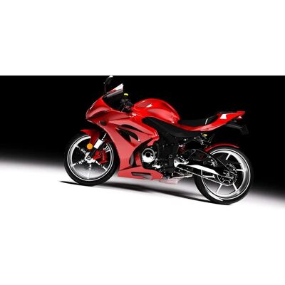 PAPERMOON Rotes Sportmotorrad Tapete - Tapete PAPERMOON Rotes Sportmotorrad Tapete - Tapete