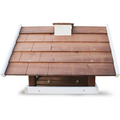 HABAU - Kanada - Braun/Weiß - 55x37x48 cm - Vogelhaus HABAU - Kanada - Braun/Weiß - 55x37x48 cm - Vogelhaus
