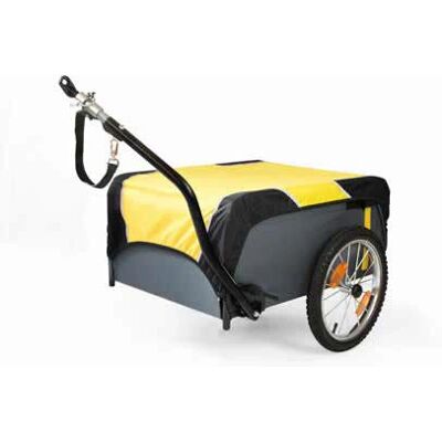Carrozza per bici Roland Traveller - Copertura in nylon impermeabile, ruote da 16 pollici, massimo carico 90kg Carrozza per bici Roland Traveller - Copertura in nylon impermeabile, ruote da 16 pollici, massimo carico 90kg