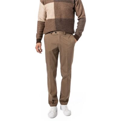 Hiltl Heren Chino - Peaker S - Katoensatijn Hiltl Heren Chino - Peaker S - Katoensatijn