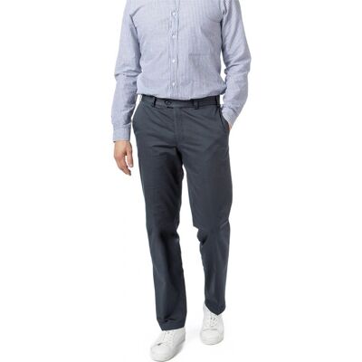 Hiltl Model PEAKER-S Marine Katoenen Chino - Broek Hiltl Model PEAKER-S Marine Katoenen Chino - Broek