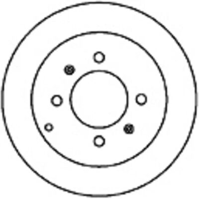 MAPCO 25522 Bremseskive - Hyundai Matrix, Kia Magentis I MAPCO 25522 Bremseskive - Hyundai Matrix, Kia Magentis I