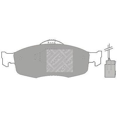 Mapco Ford Mondeo 2 Forbremseklodssæt - Bremsesystem Mapco Ford Mondeo 2 Forbremseklodssæt - Bremsesystem