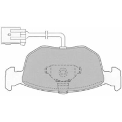 MAPCO 6506 - Set pastiglie freno per FORD Mondeo 2 MAPCO 6506 - Set pastiglie freno per FORD Mondeo 2
