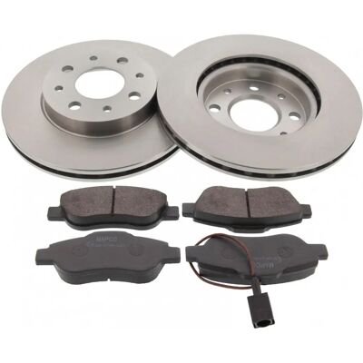 MAPCO 47019 Bremsepakke - Ventilerte skiver for Fiat 500, Ford Ka MAPCO 47019 Bremsepakke - Ventilerte skiver for Fiat 500, Ford Ka