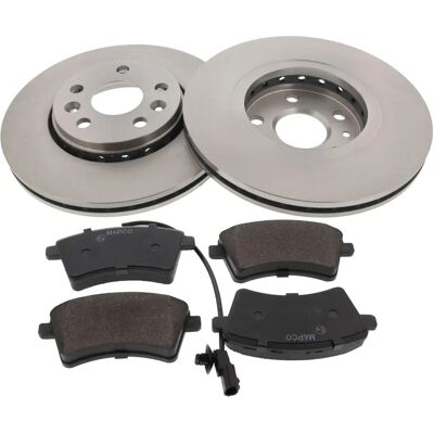 Discuri de frână ventilate față și plăcuțe - Set de frâne pentru Renault Kangoo Discuri de frână ventilate față și plăcuțe - Set de frâne pentru Renault Kangoo