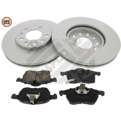Dischi freno ventilati Mapco 47671HPS per Opel Astra Zafira - Set freni Dischi freno ventilati Mapco 47671HPS per Opel Astra Zafira - Set freni