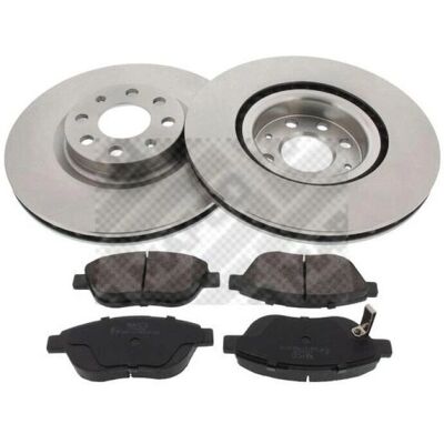 MAPCO Discuri de Frână Ventilate și Placute de Frână pentru Opel Corsa 284mm MAPCO Discuri de Frână Ventilate și Placute de Frână pentru Opel Corsa 284mm